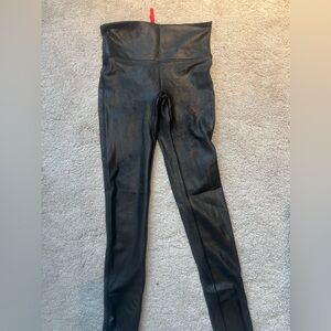 Spanx faux leather leggings